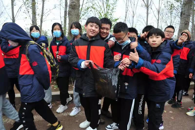 烟台中大德美学校踏秋健体行军纪实走出校园让青春绽放